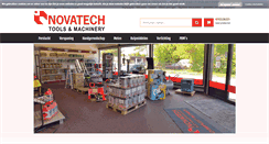 Desktop Screenshot of novatech-machinery.nl