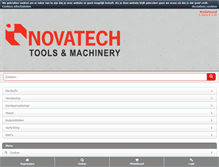 Tablet Screenshot of novatech-machinery.nl